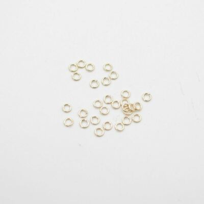 Gold Filled Biegering Click and Lock, 14KT - 0,50mm x 2,8mm - 20 oder 50 Stück