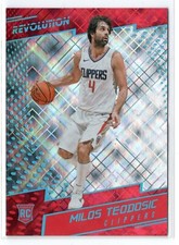 17-18 Revolution Rookie Cosmic ##/100 RC #150 Milos Teodosic Los Angeles Clipper
