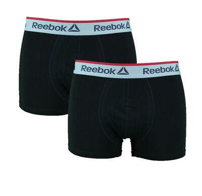 Reebok Herren Trunk 2er Pack Tomas Schwarz S M L XL XXL NEU