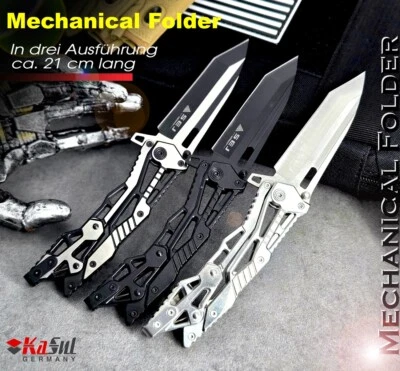 SEJ®GERMANY Mechanical SEJ® 16011 | Taschenmesser Clip Jagdmesser Knife Hunting 21cm + Etui