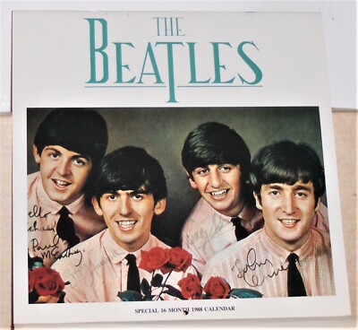 1988 Beatles Calendar - 16 Month - Apple Corps Ltd. | eBay
