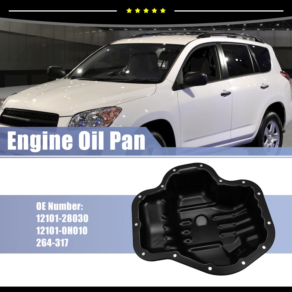 Pieza de 1 cárter de aceite de motor 12101-0H010 apto para Toyota Camry Corolla Highlander Foto 2 de 4
