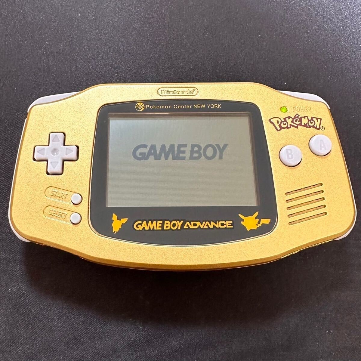 Nintendo Game Boy Advance GBA Pokémon Center Handheld System Gold