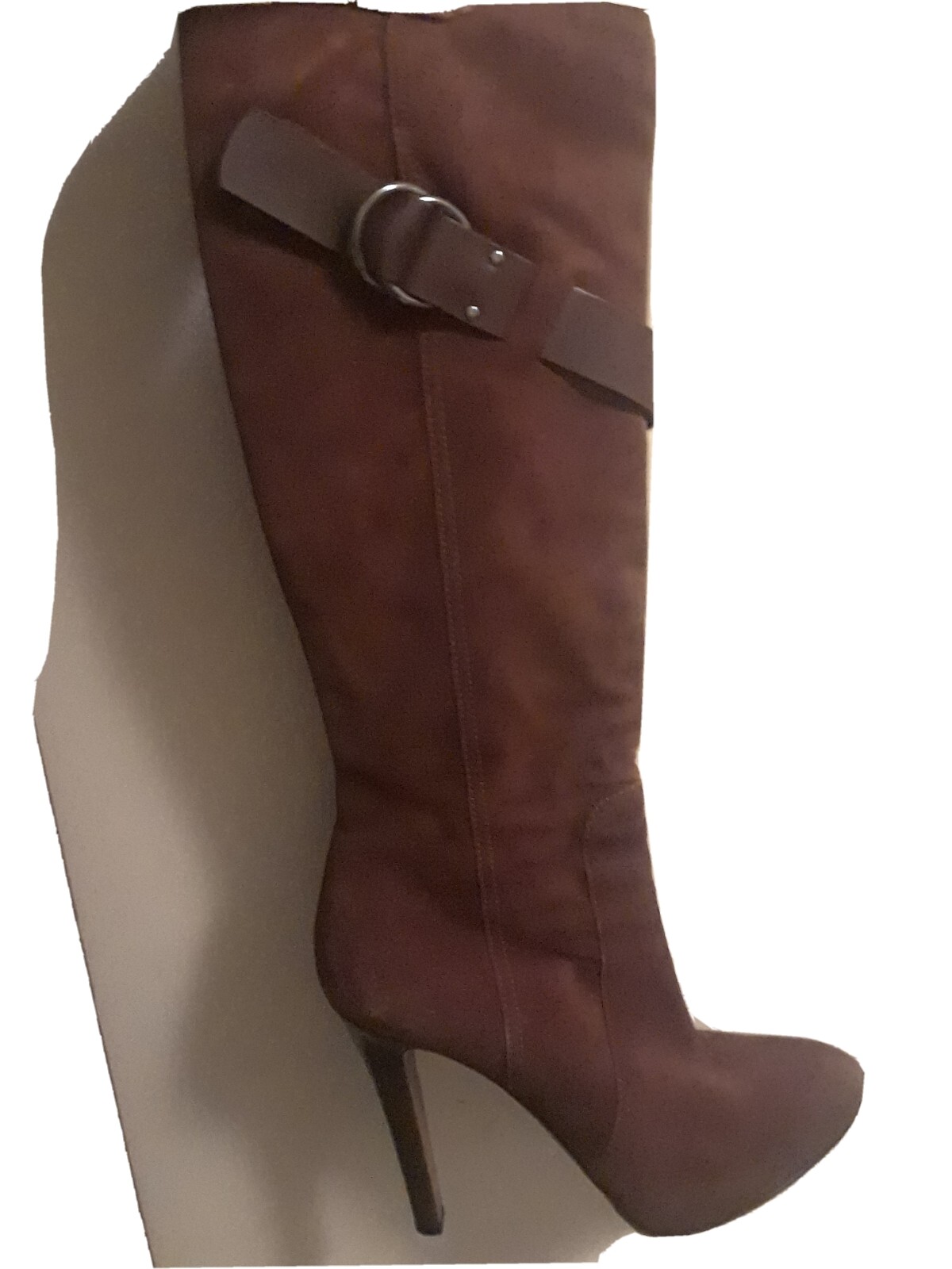 STUPENDO! Stivali alti al ginocchio Yves Saint Laurent marroni pelle scamosciata. taglia 39 8 5...