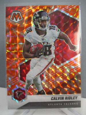 2021 Panini Mosaic #16 Calvin Ridley Atlanta Falcons Orange Reactive Parallel