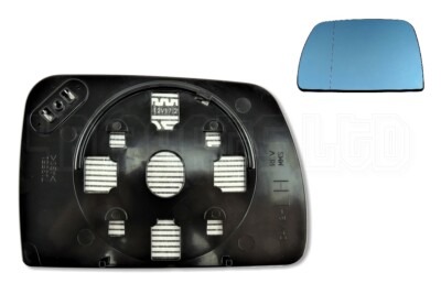 LR Range Rover Vogue L322 (02-04) Left Side Heated Door Mirror Blue Tinted Glass