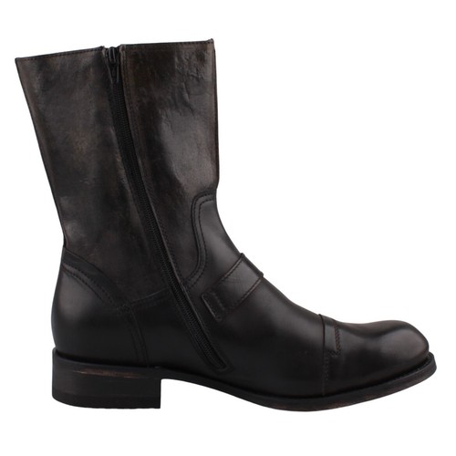 Botas Hombre Sendra Negro 16669-Kras Negro Cuero Motociclista - Imagen 2 de 7