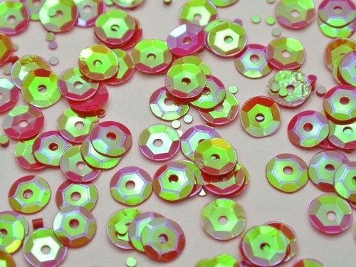 5000 6mm CUP round loose sequins Paillettes sewing Wedding craft - Picture 12 of 21