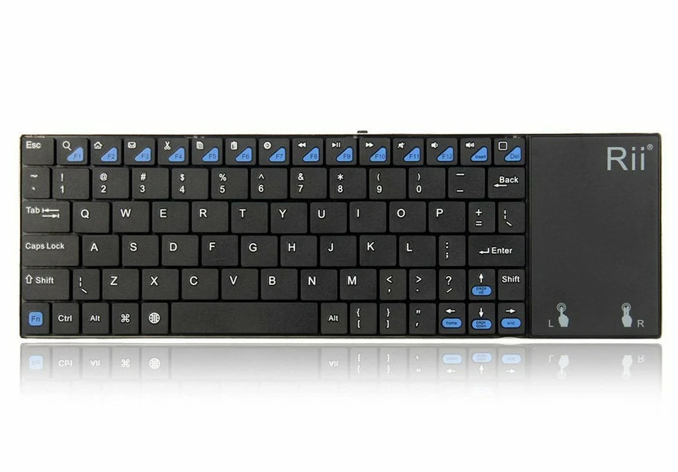 NEW Rii K12 Wireless UltraSlim Metal Keyboard withTouchpad - Image 4 of 4
