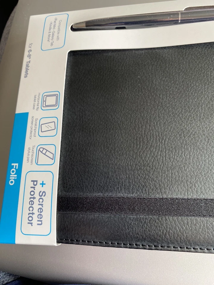 CaseIt Universal Case For Tablets 6-8'' with stylus pen, screen protector New - Image 3 of 4