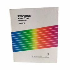 Pantone Color Tint Selector 747XR Volume 2 Pre Press Creative White Binder Book
