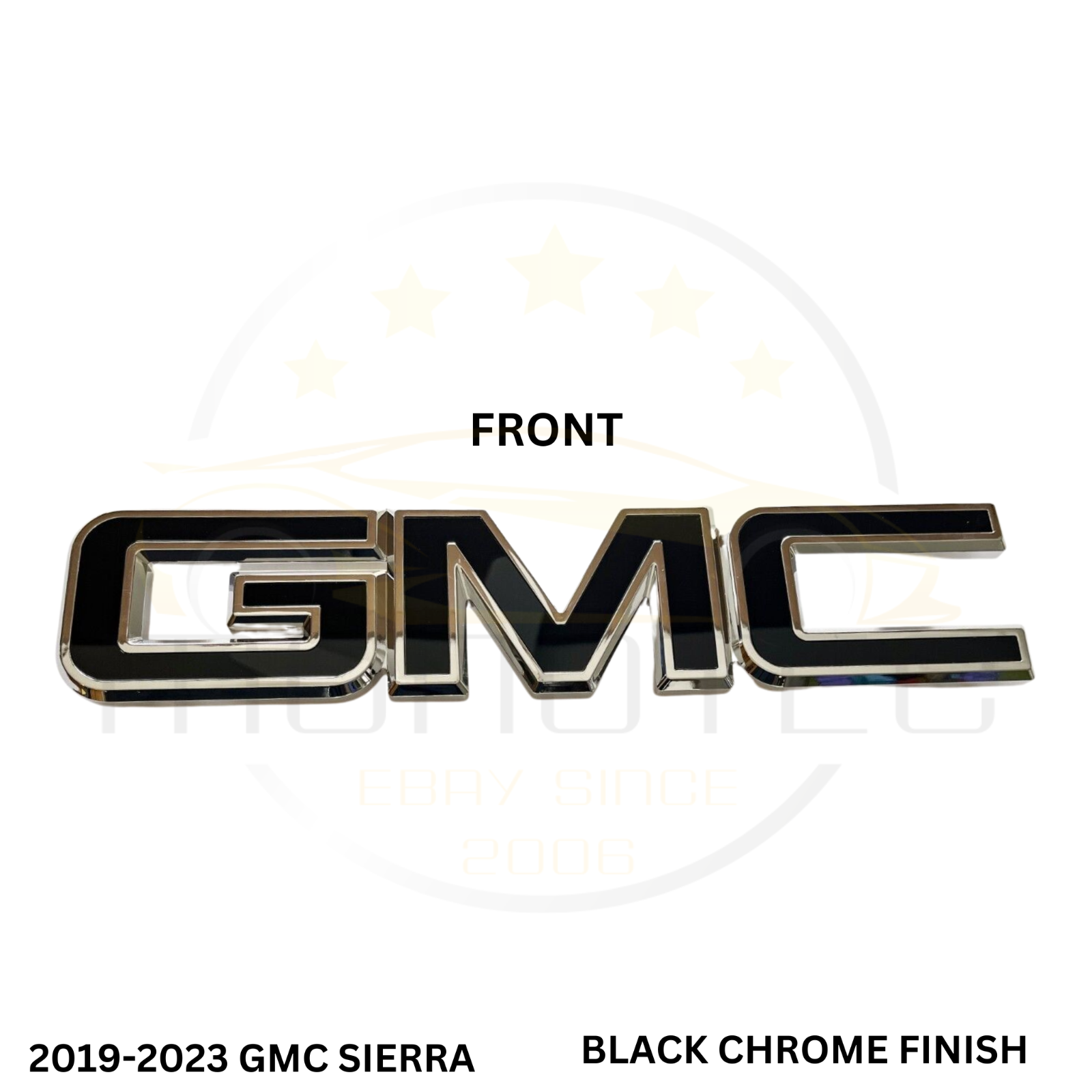 AT4 Badge Emblems 1-Piece In Silver For 2021-2023 GMC Yukon