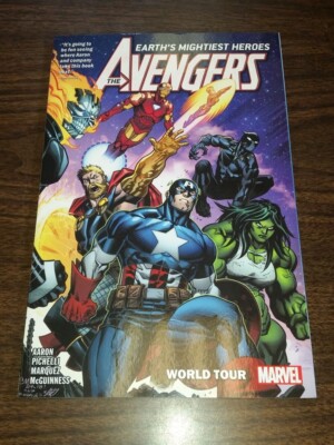 AVENGERS WORLD TOUR #2 EARTH'S MIGHTIEST HEROES MARVEL TPB PAPERBACK