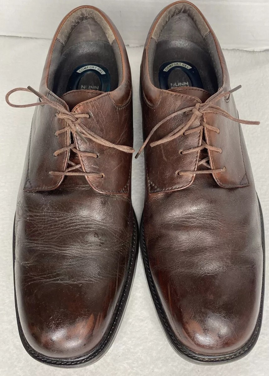 Nunn Bush Maury Brown‎ Leather Oxford Dress Shoes Comfort Gel Lace 10.5 Wide NWT Nunn Bush Maury Oxford, Brown, Mens 13M Wide | Mercari main image 3
