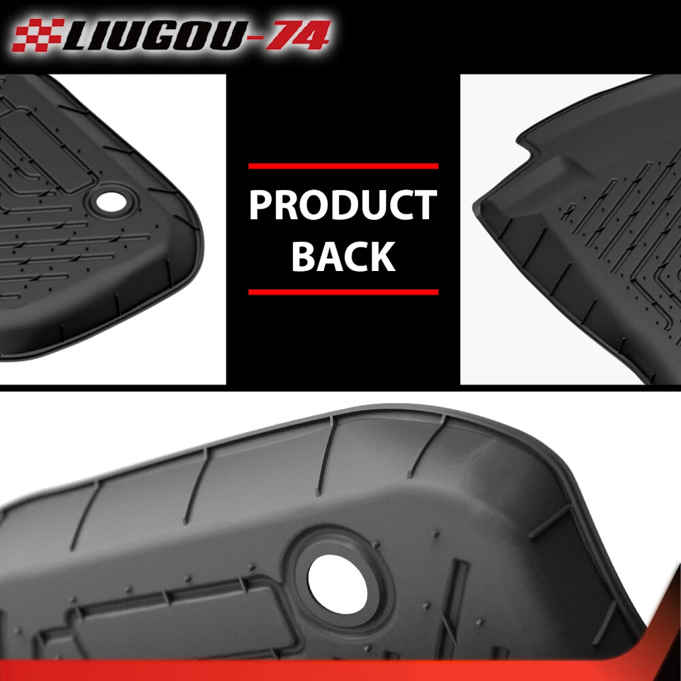 Fit For 94-02 Dodge Ram 1500 2500 3500 TPE Front Floor Liner Mats All Weather Foto 4 de 4