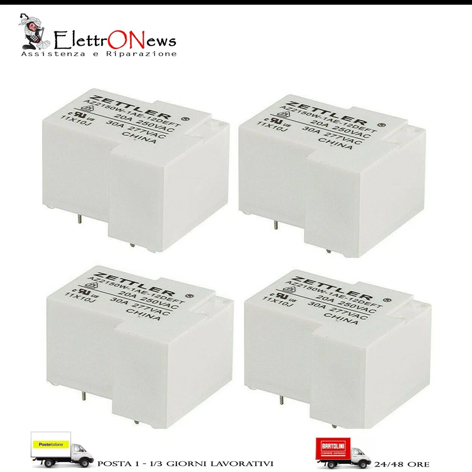 Omron g8p-1a4p-bg Zettler 4 PZ inverter Power One KIT RIPARAZIONE errore E031 - Immagine 2 di 4