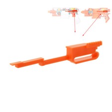 Workermod Auto Pusher Rod Orange for Nerf Long and Short Darts Modify Toy