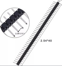 9PCS 40 Pin Single Row Male 2.54mm Breakable Pin Header Connector Strip Row