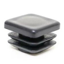 3/4" Square Plastic End Cap Tubing Hole Post Plug – 12-20 GA