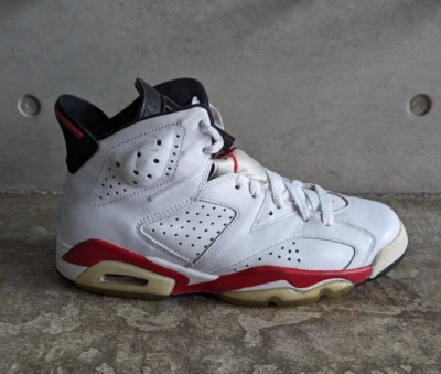 Nike Air Jordan 6 Retro Bulls White Infrared Varsity Red Black 2010 UK 6.5 - Image 1 of 4