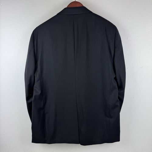 JOHN W NORDSTROM Mens TUX Jacket Blazer Coat BLACK Satin Lapel - SIZE 46R - Picture 2 of 7
