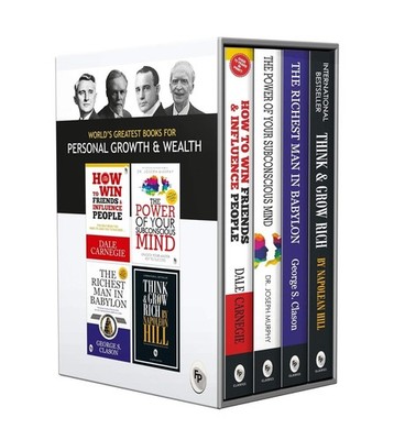 World s Greatest Books For Personal Growth & Wealth (Set of 4 Books)
