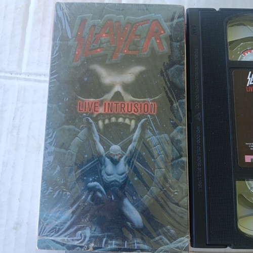 Slayer - Live Intrusion (VHS, 1995) With Insert UNTESTED, READ DESCRIPTION - Foto 2 di 13