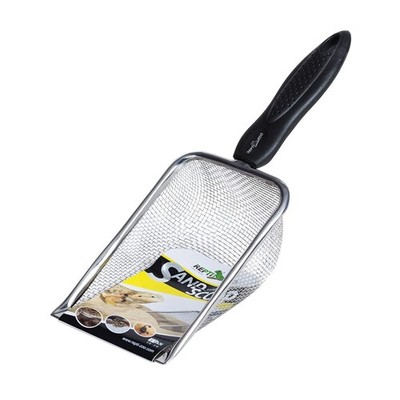 Reptile Sand Stainless Steel Fine Mesh Reptile Substrate Metal Sand Shovel Te...