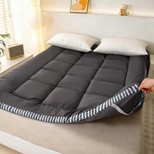 Thick Mattress Topper Twin Size - Non-Slip Mattress Pad Cover for Back Pain B...