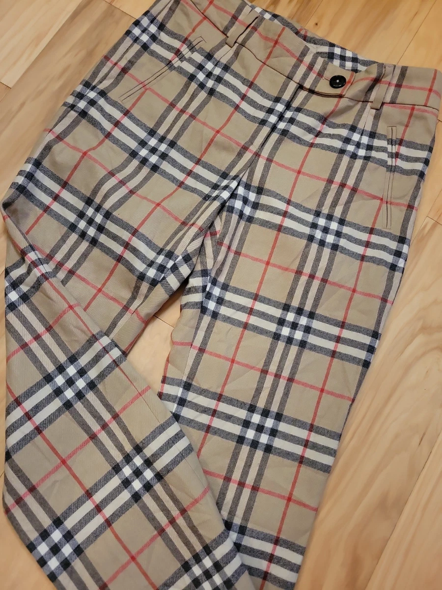 Burberry Check Pants for Women for sale | eBay