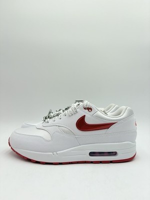 Nike Men s Air Max 1 Premium Size 10.5 Valentine s Day White | HV2303-100|