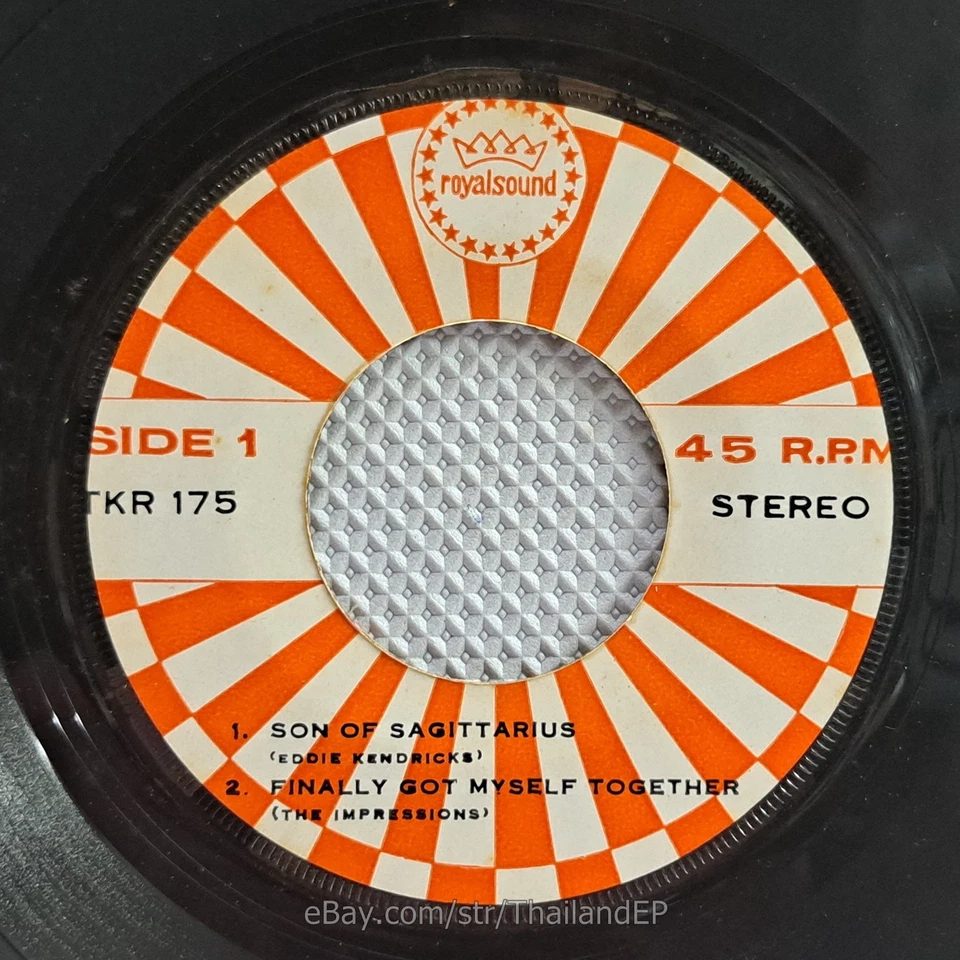 EDDIE KENDRICKS /THE IMPRESSIONS /GLADYS KNIGHT AND THE PIPS /O'JAYS THAI EP 7" - Image 4 of 4