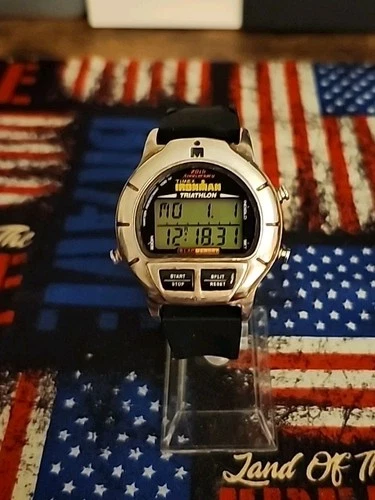 Rare Vintage 1990s Timex Ironman Triathlon STAINLESS STEEL (746) CLEARANCE!!