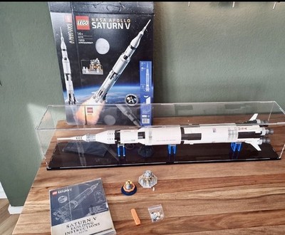 Lego Saturn 21309 92176 NASA Apollo Saturn V komplett Box Anleitung Teak
