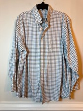 Brooks Brothers Regular Fit Non-Iron Stretch Supima Cotton Dress Shirt, Size 17.