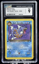 Dark Gyarados #25 Non-Holo 1st Edition Team Rocket 2000 Pokemon CGC 9 💦 on eBay