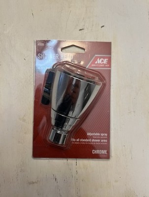Ace Heavy Duty Chrome Shower Head Adjustable Spray It's All Standard Shower Arms