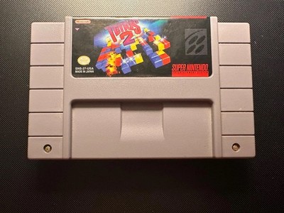 Tetris 2 Super Nintendo 1994 Tested Working Condition
