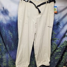 NEW Columbia Womens Size XL Brea Falls Nylon Outdoor Hiking Pants Ivory