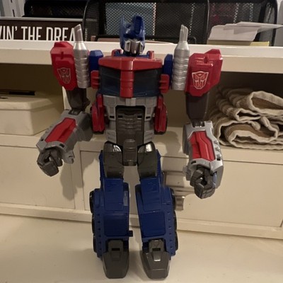 Transformers Optimus Prime Action Figure Red Blue Gray Plastic Robot Toy