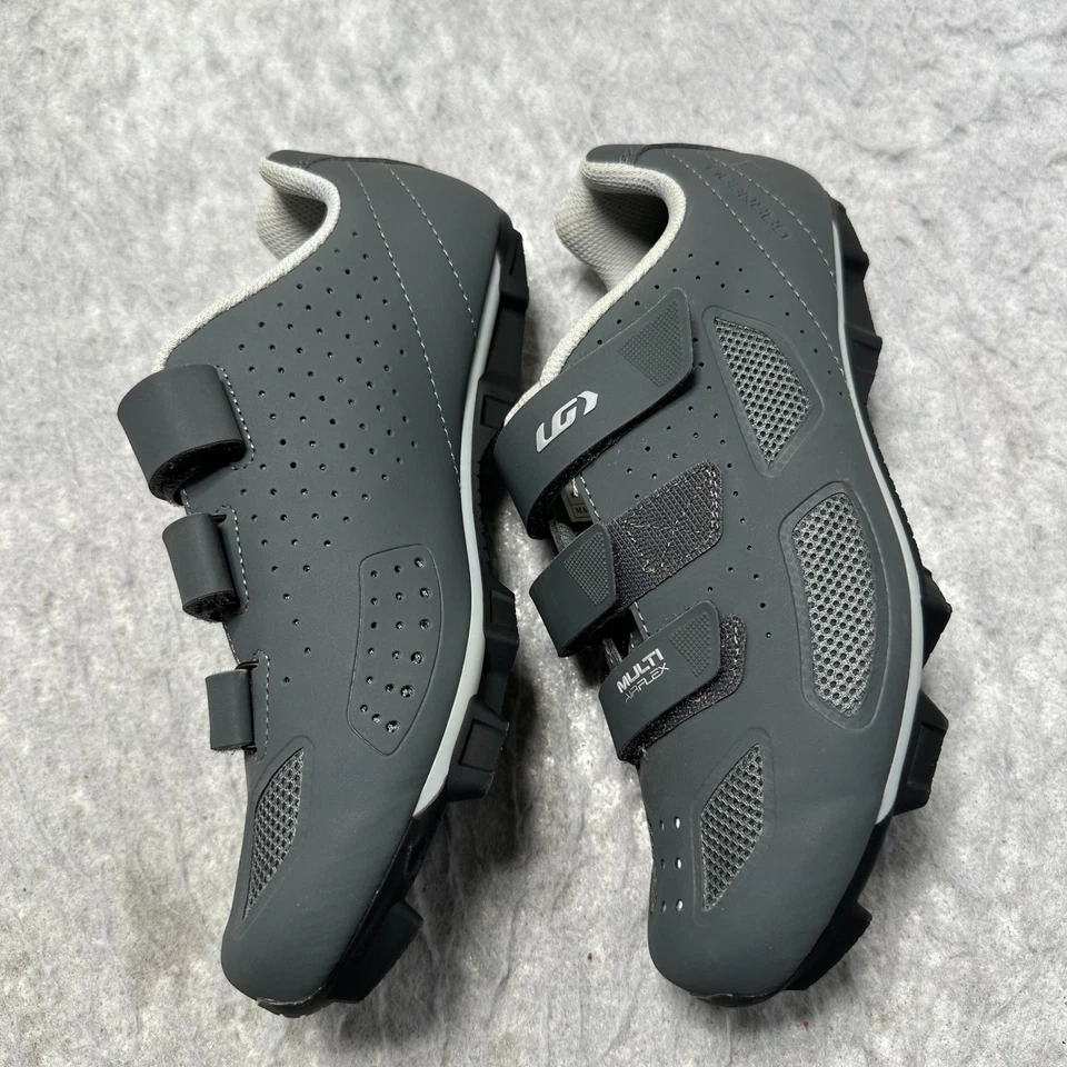 Louis Garneau Multi Air Flex II Clip In Cycling Shoes Gray Mens US Size 9.5 - Image 2 of 4