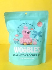 The Woobles, Zoe the Flamingo, Learn to Crochet Kit for Beginners New  Sealed