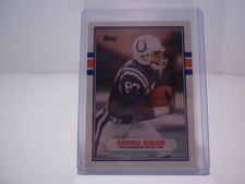 1989 Topps Traded Football Andre Rison Rookie Card