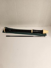 Vintage 1970s AULOS No. 205 RECORDER made in Japan Case And Rod Included