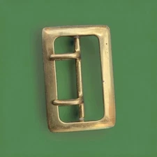 North & Judd Solid Brass Center Bar Anchor Belt Buckle