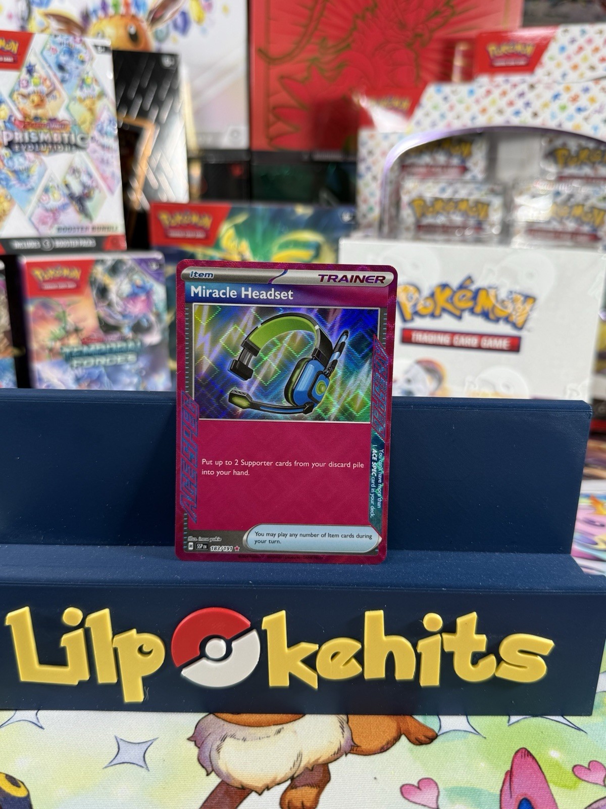 Miracle Headset 183/191 Surging Sparks Pokémon TCG NM Condition