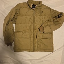 Vintage Browning Puffer Jacket Mens M Goose Down Quilted Puffer Made in USA
