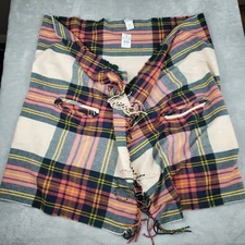 NWT J.Crew Women’s Blanket Cape-Scarf Shawl Poncho Plaid