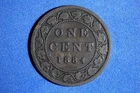 Photo of a 1884 Canada Large Cent from an eBay listing that sold on Jul 17, 2026