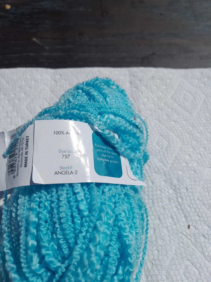 NOBO No Boundaries 50gram 100% Acrylic Bright Blue Yarn - Image 4 of 4